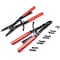 Neiko Heavy Duty 16 in Snap Ring Plier Set, 2 Piece, Straight, 45 degrees, 90 degrees Tips 02130A - alternate 6