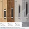 Amerock Overton 6-5/16 in 160 mm Center-to-Center Brushed Matte Black/Satin Nickel Cabinet Pull BP36683BMBG10 - alternate 5