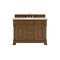 James Martin Vanities Brookfield 48 in. Single Vanity, Honey Oak w/ 3 CM Eternal Jasmine Pearl Silestone Top 547-V48-HNO-3EJP - alternate 1
