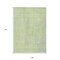 Homeroots 9' X 12' Lime Green Gray And Ivory Geometric Washable Indoor Outdoor Area Rug 594567 - alternate 8