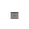 Homeroots 19" Black And Light Gray Wood and Faux Marble Two Drawer Nightstand 719559 - alternate 1