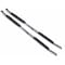 Big Country RUNNING BOARDS With Step Pads, 4in Oval Bent, Polished, Stainless Steel, With Welded End Caps 39492066 - alternate 1