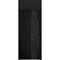Vdomdoors Steel Door Deux 6078 Black Enamel Transom Window Sidelite Entry Door Painted W36xH80+16 Left hand I DEUX6078EXD-BLK-W36 x H80+16-LH-I - alternate 1