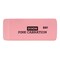 Dixon Ticonderoga Pink Carnation Erasers, Large, 2-9/16 x 1 x 7/16, 12PK X38910 - alternate 3