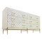 Homeroots 72" Ivory Solid Wood Six Drawer Double Dresser 489219 - alternate 3