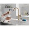 Delta Renaldi Touch2O Kitchen Faucet with Touchless Technology Lumicoat Champagne Bronze 9184TL-CZ-PR-DST - alternate 6