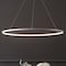 Jonathan Y Brice 35" Modern Contemporary Metal Round Dimmable Integrated LED Pendant, Matte White JYL7220I - alternate 12