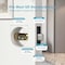 Wrightmaster 3 in 1 Corded Zinc Smart Lock Deadbolt, Keyless Entry Door Lock with Fingerprint Digital, APP Contr ZR-DF01T-SR - alternate 8