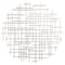 Homeroots 37" X 38" Silver Metal Abstract Lines Round Hanging Dimensional Sculpture 483369 - alternate 6