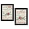 Homeroots Set Of Two All Hearts Come Home for Christmas 2 Black Framed Print Wall Art, 2PK 407486 - alternate 1