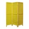 Homeroots 67" Yellow Wood Folding Three Panel Screen Room Divider 274708 - alternate 1