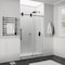 Anzzi 60in x 76in Frameless Shower Door with Sliding in Matte Black with Tsunami Tempered Clear Glass SD-FRLS06102MB - alternate 15