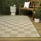 Jonathan Y Mason Smart Jute Geometric Boho Checker Weave Natural/Beige 3 ft. x 5 ft. Indoor/Outdoor Area Rug FXV200A-3 - alternate 6