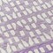 Homeroots 8' Purple Lavender And Ivory Round Geometric Washable Indoor Outdoor Area Rug 613869 - alternate 7