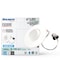 Bulbrite 9w 60w Equivelant 4 in. Downlight w/Gimball LED Light Bulb Medium Base (E26) White Round 2700K, 4PK 861496 - alternate 9