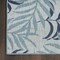 Homeroots 5' X 7' Navy Blue Ivory And Blue Palm Leaf Indoor Outdoor Area Rug 552506 - alternate 6