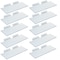 Azar Displays Acrylic Slatwall Shoe Shelf, 10"W x 4"D, Clear, 10PK 556003-CLR-10PK - alternate 4
