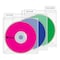 C-Line Products 5-13/16" x 5-1/32" Standard Individual CD and DVD Holders with Index Tabs, 9/PK, 10PK/BX 61908-BX - alternate 5
