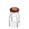 Holland Bar Stool Co 30" Chrome Arizona State Swivel Bar Stool, Accent Ring, Sparky Logo L8C3C30ArizSt-S - alternate 1