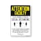 Signmission PSA, Attention Faculty Practice Social Distancing, 14in X 10in Rigid Plastic, OS-NS-P-1014-25410 OS-NS-P-1014-25410 - alternate 1