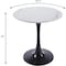Leisuremod Bristol Round MDF Dining Table - Pedestal Base Kitchen Table, Modern Style BTBL-B40MWT - alternate 7