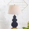 Jonathan Y Carter 29" Ceramic/Resin LED Table Lamp, Navy/Gold JYL3018A - alternate 10