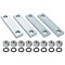 Mytee Products 14in Square 5/8in-11 U-Bolt Kit with Tie Bars, Hex Nuts & Split Lock Washers UBSB-14 - alternate 9