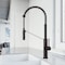 Vigo Livingston Single Handle Pull-Down Sprayer Kitchen Faucet in Matte Black VG02027MB - alternate 1