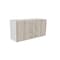 Homeroots 39in Light Gray Wood Wall mounted Accent Cabinet 534997 - alternate 6