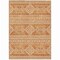 Homeroots 9' X 12' Copper And Ivory Southwestern Washable Indoor Outdoor Area Rug 593664 - alternate 9