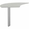 Mayline Curved Desk Medina Curved Desk Extension, 47" Wx28" Dx29.5", 28" D X 29-1/2" H, 47" W X MNEXTLTSS - alternate 1