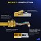 Maximm Cat6 Ethernet Cable 20ft 10Gbps 550MHz UTP, 50PK, Yellow, 50PK CAT6CCA-20YL-50PK - alternate 7