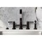 Kingston Brass Bridge Kitchen Faucet with Brass Sprayer, Oil Rubbed Bronze KS8265DKLBS - alternate 6