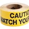 Brady Hazard Marking Anti-Skid Tape Roll - Anti-Skid  Vinyl, CAUTION WATCH YOUR STEP, 3in x 54ft, 54PK 92416 - alternate 1