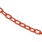 Mr. Chain 1" x 25' Traffic Orange Plastic Safety Chain 10013-25 - alternate 1