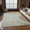 Homeroots 5' X 8' Taupe Beige And Ivory Striped Washable Indoor Outdoor Area Rug 583083 - alternate 8