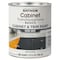 Rust-Oleum Cabinet Transformations Basics Cabinet and Trim Paint , Dark Gray, Semi-Gloss, 1 Quart 372010 - alternate 1