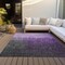 Homeroots 8' X 10' Purple And Dark Gray Ombre Washable Indoor Outdoor Area Rug 602896 - alternate 7