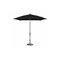 Treasure Garden 7.5 ft Square Patio Umbella, aluminum, fiberglass ribs, outdoor, Black UM847SQ-00 5408 Black - alternate 1
