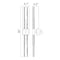 Cwi Lighting Curva Integrated LED 36in Brass Vanity Light with Handcrafted Glass 1725W36-2-624 - alternate 6