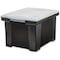 Storex File Box, Black; Clear, 10.88" H STX61528U01C - alternate 1