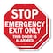 Signmission Exit Sign, Plastic Sign, 6 in W, 6 in H OC-P-2PACK-6-255 - alternate 1