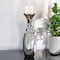 Homeroots 20" Ornate Faux Crystal Tabletop Pillar Candle Holder 468336 - alternate 5