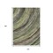 Homeroots 10' X 14' Artichoke Green Brown And Ivory Abstract Washable Indoor Outdoor Area Rug 631232 - alternate 8