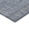 Homeroots 8' Denim Blue And Gray Round Oriental Washable Indoor Outdoor Area Rug 604715 - alternate 9