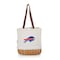 Picnic Time Family Of Brands Buffalo Bills - Pico Willow and Canvas Lunch Basket, (Natural Canvas) 200-00-187-044-2 - alternate 1