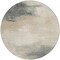 Homeroots 8' Beige Taupe And Ivory Round Abstract Washable Indoor Outdoor Area Rug 616846 - alternate 8
