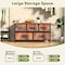 Simple Deluxe 5 Drawers Dresser for Bedroom, Wide Chest of Drawers, Storage Organizer Units with Fabric Bins for 3A88HKCABT5RUST - alternate 7