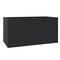 Leisuremod Basalt Tall Square Fiberstone & MgO Clay Planter, Weather-Resistant, Fully Assembled BP9BL - alternate 1