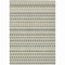 Homeroots 8' X 10' Linen And Lime Green Striped Washable Indoor Outdoor Area Rug 610537 - alternate 9